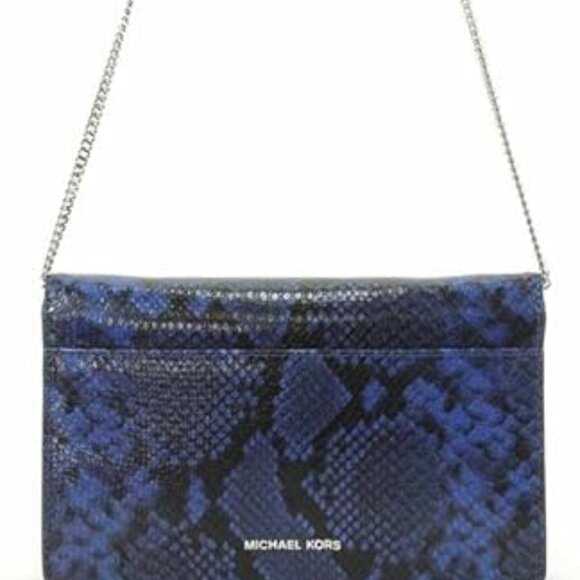 MICHAEL Michael Kors  Ellie Medium Shoulder Flap,Electric Blue - Picture 1 of 8